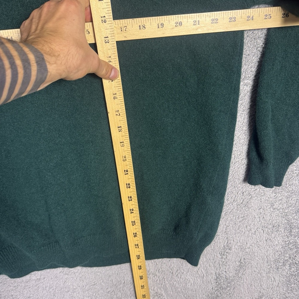 Vintage Eddie Bauer Sweater Mens XLT British Lambswool Pullover Jumper V Neck - Picture 6 of 7